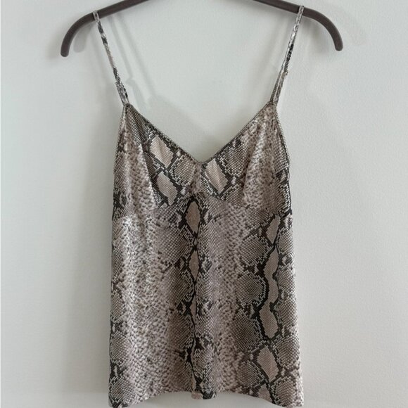 Zimmermann Snake Print Camisole Tank Top - Picture 1 of 5